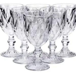 Jogo 6 Taças de Vidro